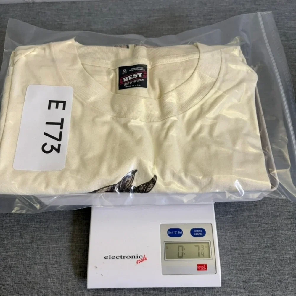 Fruit of the Loom T-Shirt Mens XL Cream The Versatile Morgan Horse Vintage 90s